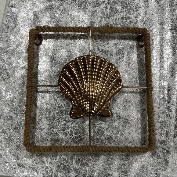 Two copper shell/starfish wall decor - Picture 3 of 7